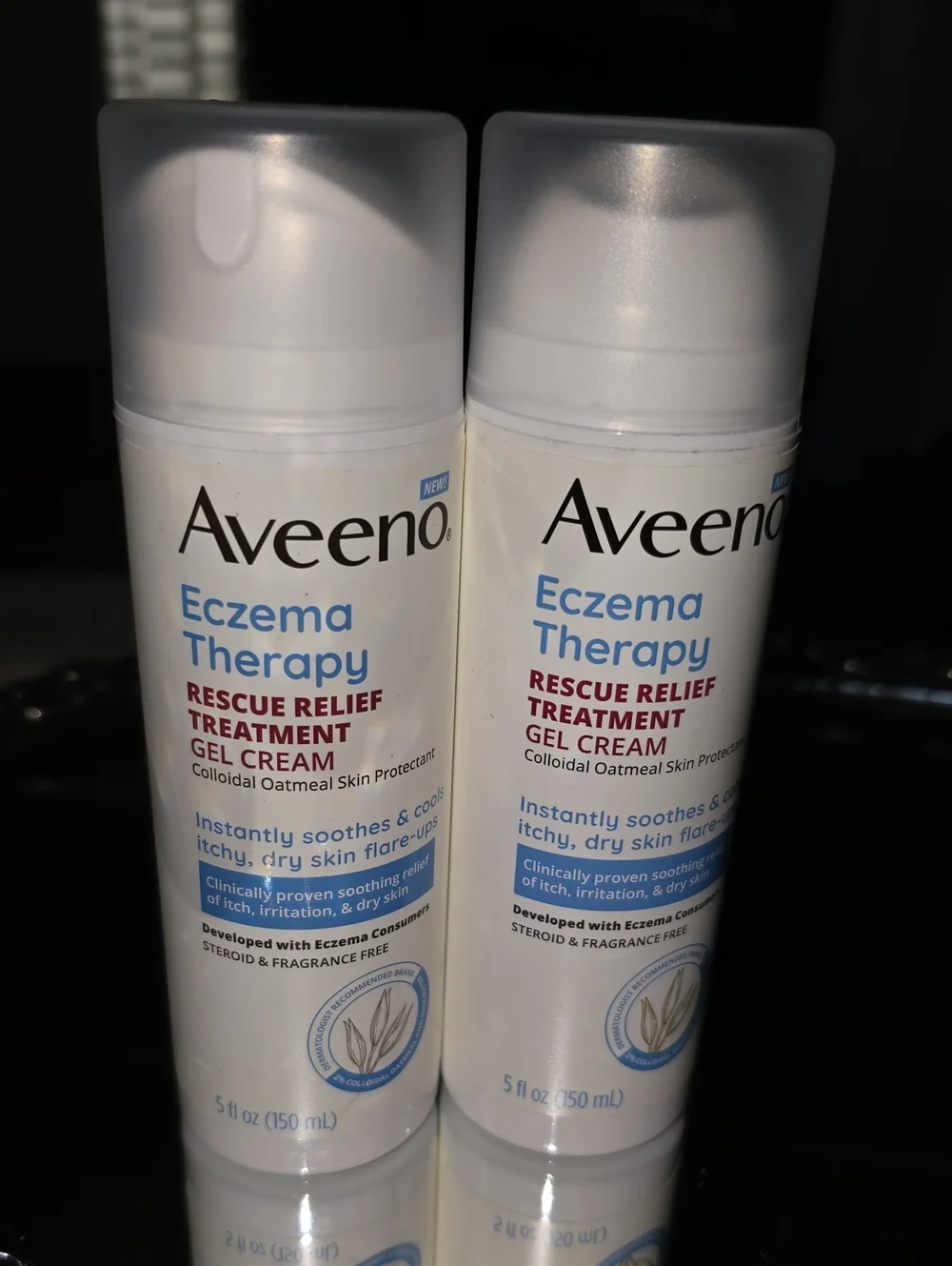 Eczema Therapy Rescue Relief Treatment Gel Cream (2) 5oz NWT